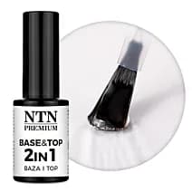 Limited Edition Baza Top 2w1 Base Top Twarda Samopoziomująca Do Paznokci Clear