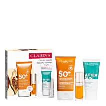 Sun Zestaw: krem ochronny SPF 50+ + balsam po opalaniu + odżywczy olejek do ust