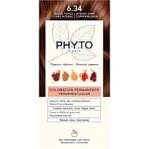Phyto Color farba do włosów bez amoniaku odcień 6.34 Intense Dark Copper Blonde