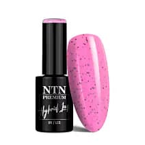 Limited Edition Pinks lakier hybrydowy nr 447 – mocny róż z ciemną drobinką