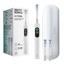 SoniQ Szczoteczka soniczna do zębów z 4 trybami pracy, biała