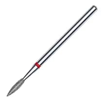 Expert frez diamentowy ostry płomyk z czerwonym oznaczeniem, średnica główki 2,1 mm, część robocza 8 mm (FA11R021/8)