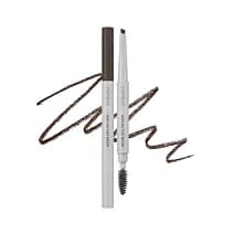 Han All Flat Brow W1 Gentle Brown, - kredka do brwi w kolorze ciepłym ciemnobrązowym