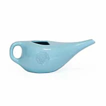 ceramiczny irygator do nosa i zatok Neti Pot - błękitny