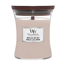 Vanilla & Sea Salt świeczka zapachowa z drewnianym knotem
