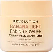 Makeup Revolution Loose Baking Powder Puder sypki Banana Light