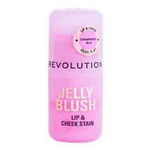 Revolution Jelly Blush róż do policzków w sztyfcie do ust i policzków odcień Strawberry Pink