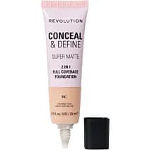 Makeup Revolution Conceal & Define Soft Matte Tube Foundation Podkład do twarzy F4C