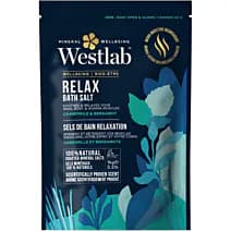 Relax Bathing Salts, Sól do kąpieli rumianek & bergamotka