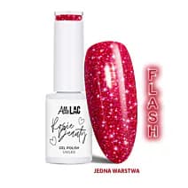 x Rosie Beauty Spring Vibes Dark Secret – czerwony lakier hybrydowy z efektem flash