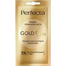 Gold Q10 Odmładzająca maska do twarzy