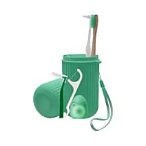 Dental Travel Pack 6 Elementów (Tuba, Szczoteczka, Nić dentystyczna., Akcesoria do higieny jamy ustnej)
