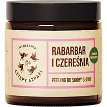Peeling do skóry głowy z kwasem migdałowym Rabarbar i Czereśnia