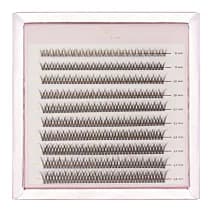 Many Lashes V-Lashes Master Box Zestaw kępek rzęs do makijażu 8-14 mm Skręt B, grubość rzęs 0,10 mm