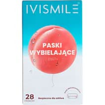 Brzoskwiniowe Paski do wybielania zębów na sucho (bez wody utlenionej)
