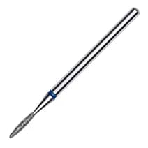 Expert frez diamentowy ostry płomyk z niebieskim oznaczeniem, średnica główki 1,6 mm, część robocza 8 mm (FA11B016/8)