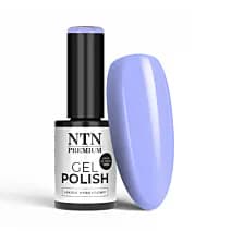 Delight Sorbet lakier hybrydowy nr 145 – pastelowy błękit z liliową nutą, bez HEMA/Di-HEMA