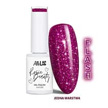x Rosie Beauty Spring Vibes Violet Lux – fioletowy lakier hybrydowy z efektem flash