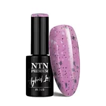 Limited Edition Purples lakier hybrydowy nr 488 – różowy fiolet z płatkami