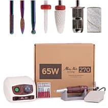 MollyNails Strong 270 Profesjonalna Frezarka Do Paznokci Manicure i Pedicure Biała 65W 35000 Obrotów