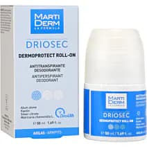 Driosec Dermoprotect Roll-On dezodorant antyperspirant przeciw białym i żółtym śladom