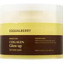 Collagen Glow Up Gel Toner Pads tonizujące płatki do twarzy z efektem rozświetlającym