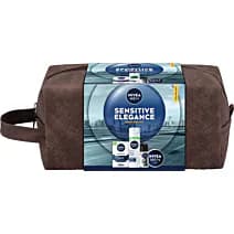 MEN Sensitive Elegance zestaw antyperspirantu, kremu, pianki i balsamu po goleniu