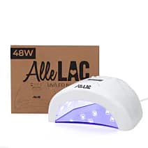 1S Lampa Do Paznokci Dual LED/UV Do Lakierów Hybrydowych Żeli Akrylożeli Profesjonalna Biała Gel Polish 48W