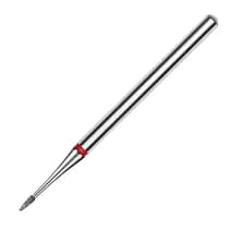 Expert frez diamentowy płomyk mini z czerwonym oznaczeniem, średnica główki 1 mm, część robocza 3 mm (FA12R010/3)