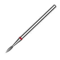 Expert frez diamentowy ostry płomyk z czerwonym oznaczeniem, średnica główki 1,8 mm, część robocza 8 mm (FA11R018/8)