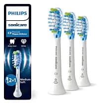 Sonicare Końcówki C3 Plaque Defence H/87 białe 2+1gratis