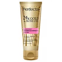 Perfecta 24K Gold&Rose Oil Luksusowy drobnoziarnisty peeling do twarzy do każdego typu cery