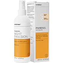 Psorisel Night Emulsion, Emulsja do pielęgnacji skóry głowy z objawami łuszczycy