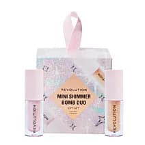 Makeup Revolution Mini Shimmer Bomb Duo Zestaw: minibłyszczyk Sparkle + minibłyszczyk Glistening