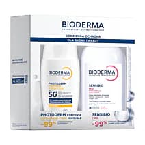 Zestaw: fluid ochronny Photoderm XDefense SPF 50+ + woda micelarna Sensibio H2O