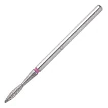 Expert frez diamentowy płomyk z czerwonym oznaczeniem, średnica główki 2,1 mm, część robocza 8 mm (FA10R021/8)