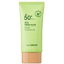 Jeju Fresh Aloe Sun Gel Lekki Krem Do Twarzy z Filtrem SPF 50