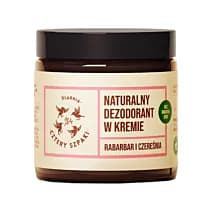 Naturalny Dezodorant w kremie, Rabarbar i Czereśnia