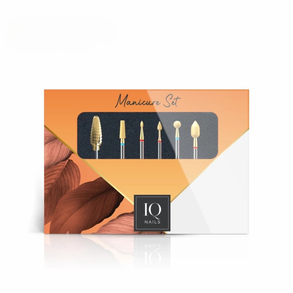 Zestaw Expert Gold Power – 6 frezów do hybrydy, żelu, akrylu oraz skórek
