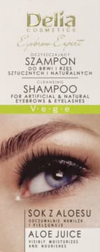 Eyebrow Expert Vege szampon do brwi i rzęs sztucznych i naturalnych, oczyszczający, Sok z Aloesu