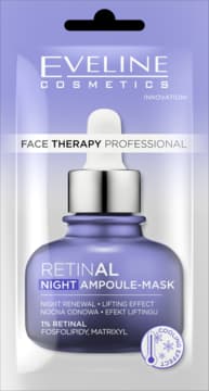 Face Therapy Professional Retinal maseczka do twarzy z chłodzącą formułą, na noc
