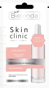 Skin Clinic Professional Ceramidy maseczka do twarzy, odbudowująco-wygładzająca