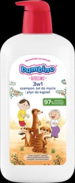 Dzieciaki szampon, żel do mycia i płyn do kąpieli 3w1, Surykatki 1