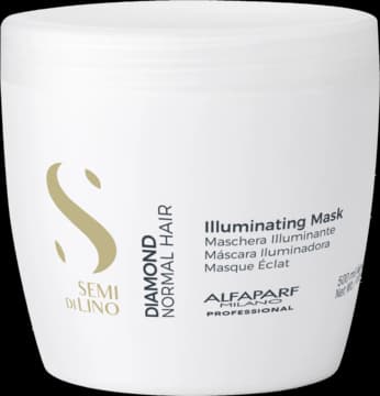 Semi Di Lino Diamond Illuminating Mask odżywcza maska do włosów bez połysku
