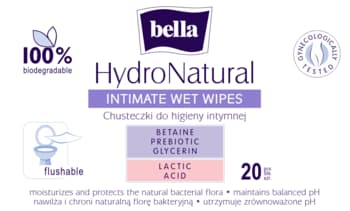 Hydro Natural chusteczki do higieny intymnej