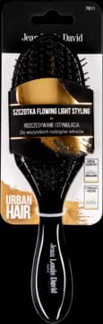 Urban Hair Flowing Light Styling szczotka do włosów, rozczesywanie i stymulacja, Czarna