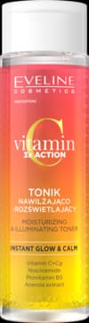 Vitamin C 3xAction tonik do twarzy, nawilżająco-rozświetlający