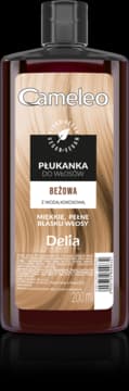 płukanka do włosów, Beżowa, z wodą kokosową