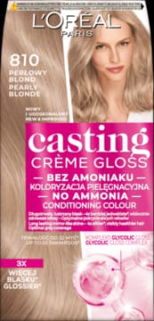 farba do włosów, półtrwała, nr 810 Perłowy Blond
