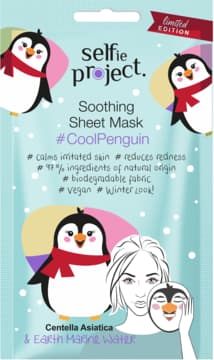 #CoolPenguin maska w płachcie, łagodząca